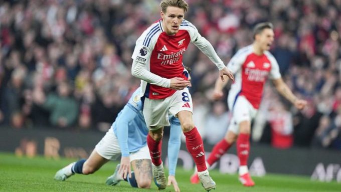 Potret Martin Odegaard (Source:AP Photo/Alastair Grant)