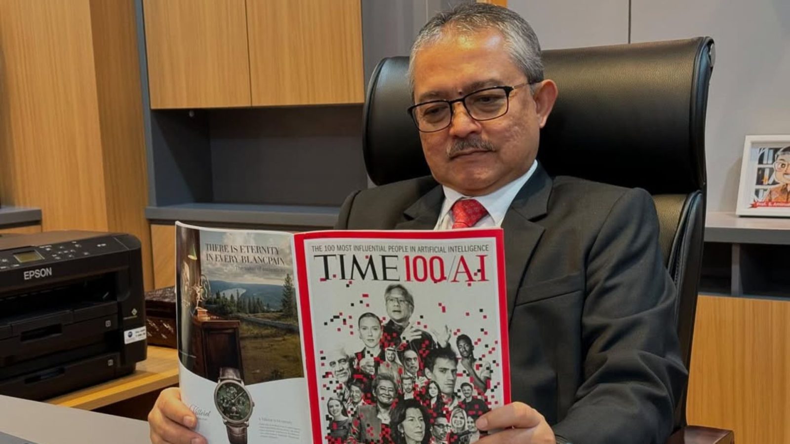 Kepala Perpustakaan Nasional, Aminuddin Aziz (foto:instagram@/e.aminudinaziz)